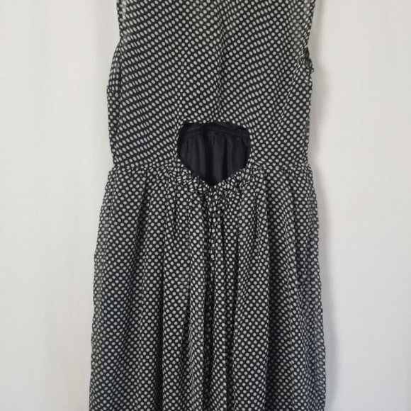 Anthro Coincidence & chance polka dot sleeveless open back dress size XS (159) - Picture 7 of 7